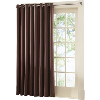 Collections Etc Gramercy Patio Door Grommet Top Curtain Panel, Single Panel, 7 Collections Etc Gramercy Patio Door Grommet Top Curtain Panel, Single Panel, - Image 5