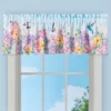 Collections Etc Hummingbird & Colorful Floral Wreath Print Window Valance -Home Decor Store GUEST abf60cc9 ab52 45c4 b8a7 25fa26746cd1