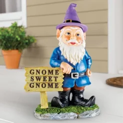 Collections Etc Hand-Painted Seasonal Gnome Sweet Gnome Garden Statue 7.5 X 5.25 X 9 Blue 13 Collections Etc Hand-Painted Seasonal Gnome Sweet Gnome Garden Statue 7.5 X 5.25 X 9 Blue -Home Decor Store GUEST b39bef3b 8701 47ec 9744 91a3f98361cf