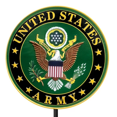 Collections Etc Hand-Painted Military Branch Logo Garden Stake 6 Collections Etc Hand-Painted Military Branch Logo Garden Stake - Image 4