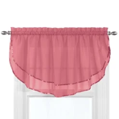 Collections Etc Elegance Sheer Ascot Window Valance, Allows Light To Enter While Maintaining Privacy - Decorative Accent For Any Room In -Home Decor Store GUEST b818f477 62e8 493e 81cd a353c957a13c