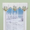 Collections Etc Charming Festive Chickadee Holly Window Valance -Home Decor Store GUEST babd094d 116c 42b8 948b c3f85fbe9795