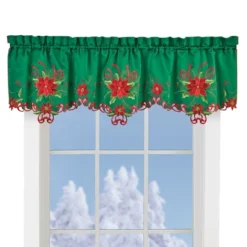 Collections Etc Lovely Poinsettia Valance 7 Collections Etc Lovely Poinsettia Valance -Home Decor Store GUEST bb87b841 d9ed 4c1b 82e5 f4ae680c3d29