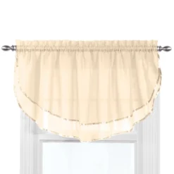 Collections Etc Elegance Sheer Ascot Window Valance, Allows Light To Enter While Maintaining Privacy - Decorative Accent For Any Room In -Home Decor Store GUEST d1ad7ce6 bdc7 428e b73e 3744f1b6b211