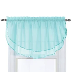 Collections Etc Elegance Sheer Ascot Window Valance, Allows Light To Enter While Maintaining Privacy - Decorative Accent For Any Room In -Home Decor Store GUEST e99723a1 10e4 4a5a 9d2b d02216f43dcc
