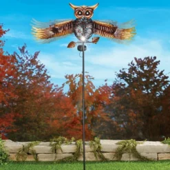 Collections Etc Solar Powered Metal Flying Owl Garden Stake 5 Collections Etc Solar Powered Metal Flying Owl Garden Stake -Home Decor Store GUEST ea5195ae 51c1 47d2 b2c7 38397f5769e7