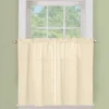 Collections Etc Solid Textured Tier Window Curtain Pair With Rod Pocket Top For Easy Hanging - Classic Home Decor For Any Room 2 Collections Etc Solid Textured Tier Window Curtain Pair With Rod Pocket Top For Easy Hanging - Classic Home Decor For Any Room -Home Decor Store GUEST ebf11e16 7566 4544 88d5 888e36e9c400