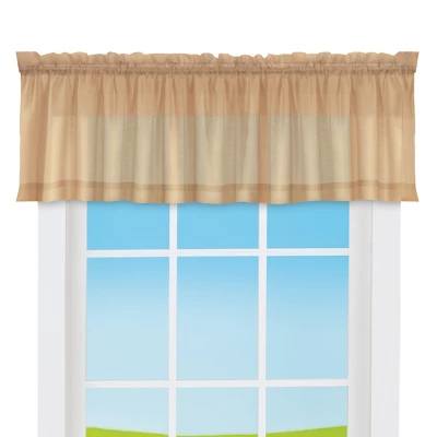 Collections Etc Elegant Sheer Voile Rod Pocket Window Valance 8 Collections Etc Elegant Sheer Voile Rod Pocket Window Valance - Image 6