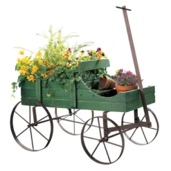 Collections Etc Wagon Decorative Indoor / Outdoor Garden Backyard Planter -Home Decor Store GUEST ee287852 588e 4126 874d a52e332e14ff