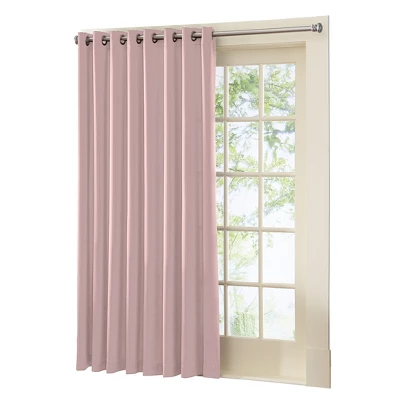 Collections Etc Gramercy Patio Door Grommet Top Curtain Panel, Single Panel, 11 Collections Etc Gramercy Patio Door Grommet Top Curtain Panel, Single Panel, - Image 9