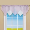 Collections Etc Two Toned Sheer Valance -Home Decor Store GUEST f1dbadfd b0d0 460f 9a20 32e55da7efee