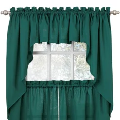 Collections Etc Solid Textured Swag Window Curtain Pair, Single Panel, 20 Collections Etc Solid Textured Swag Window Curtain Pair, Single Panel, -Home Decor Store GUEST f1f1ba80 0c4a 4cf4 a121 975d613c23b3