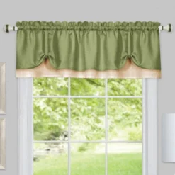 Collections Etc Darcy Two-Tone Rod Pocket Window Curtain Valance With Pick-Up Accents, Home Décor For Any Room 18 Collections Etc Darcy Two-Tone Rod Pocket Window Curtain Valance With Pick-Up Accents, Home Décor For Any Room -Home Decor Store GUEST f4fc52aa b090 4d2b aa43 e70021408994