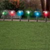 Collections Etc Color Changing Solar Pathway Stakes - Set Of 6 2 Collections Etc Color Changing Solar Pathway Stakes - Set Of 6 -Home Decor Store GUEST fdae9969 8c86 4e06 a80e f119caf95062