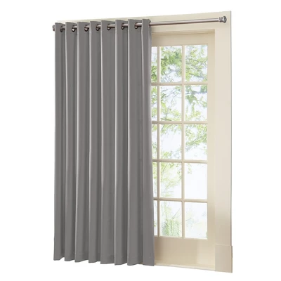Collections Etc Gramercy Patio Door Grommet Top Curtain Panel, Single Panel, 12 Collections Etc Gramercy Patio Door Grommet Top Curtain Panel, Single Panel, - Image 10