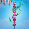 Collections Etc Solar Powered Glass Dragonfly Outdoor Garden Stake -Home Decor Store GUEST ffefe378 1867 4169 9315 7ace0902d424